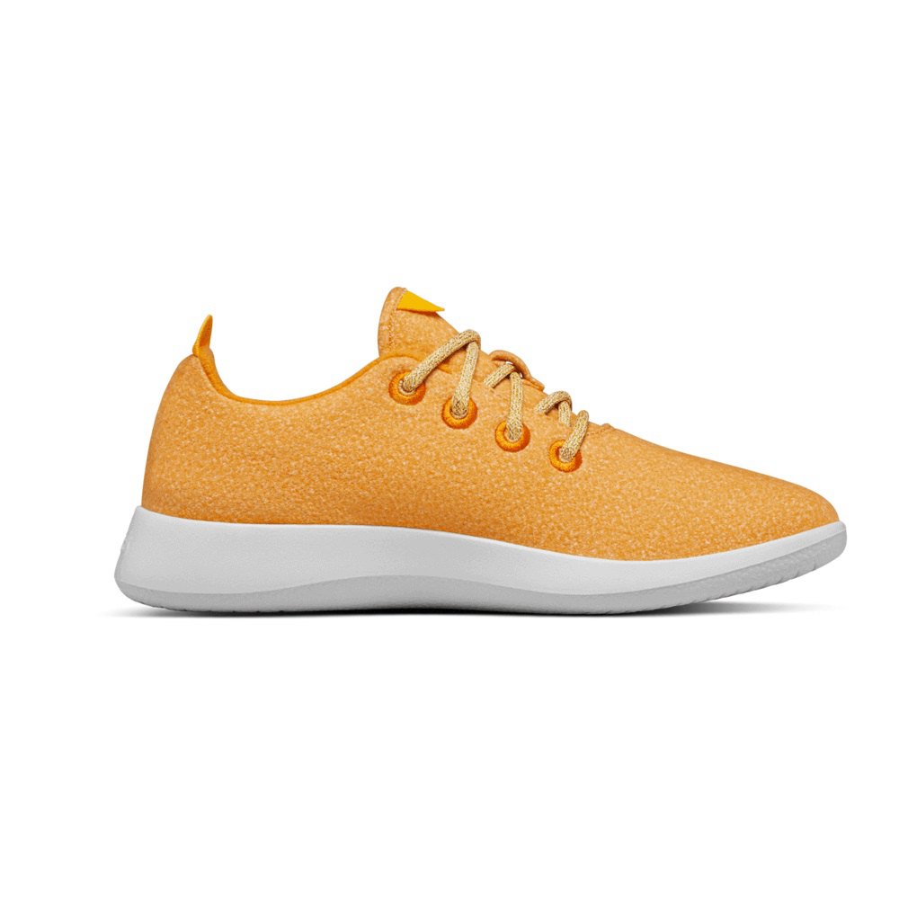 Allbirds Men\'s Sneakers Yellow - Wool Runners - 86374CMSQ